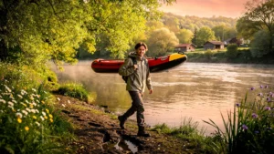Transport d’un canoë gonflable sur la Sèvre Nantaise pour un séjour nature inoubliable