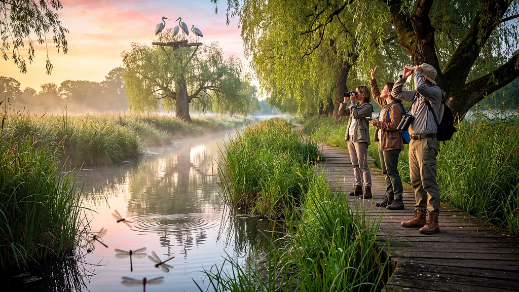 Observation d’oiseaux dans le Marais poitevin aux trois meilleurs spots testés en pleine nature