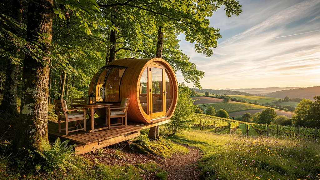 Hébergement insolite en Alsace dans une cabane en bois au cœur de la forêt, confort et authenticité