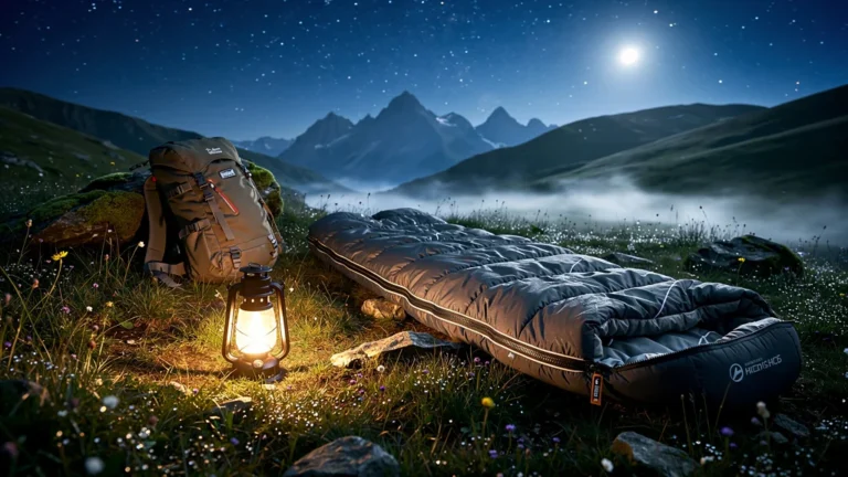 Sac de couchage confort +5 ou +0 en montagne, nuit test nature en moyenne altitude