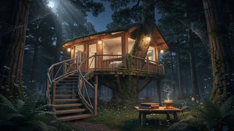 Nuit en cabane perchée au cœur de la nature, transformant l’expérience du camping nature
